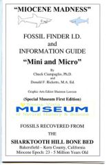 Sharktooth Hill Fossil Finder's Mini and Micro Teeth Guide By Chuck Ciampaglio & Donald Ricketts